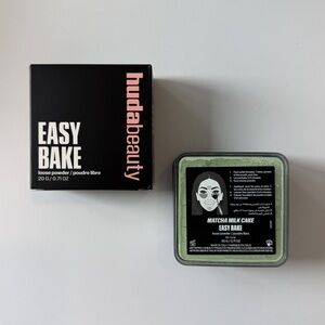 NEW HUDA BEAUTY Matcha Milk Cake Easy Bake Blurring Loose Baking Setting Powder